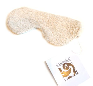 カシウエア Kashwere アイマスク Eye Mask クリームモルト、ブラック