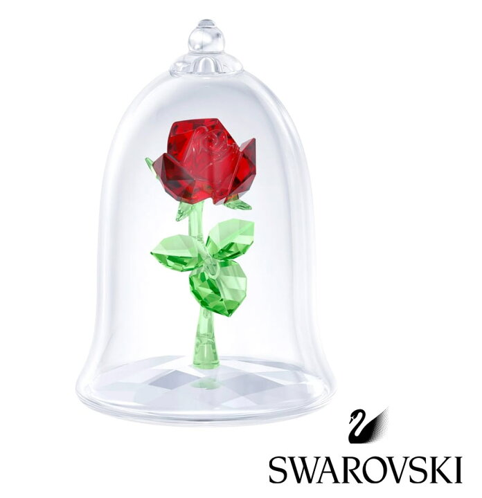楽天市場】スワロフスキー SWAROVSKI 美女と野獣 魔法のバラ 薔薇 