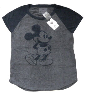 �x�A�t�b�g�h���[���X×�f�B�Y�j�[�R���{ �~�b�L�[�}�E�X���O����T�V���c Barefoot Dreams COZYCHIC ULTRA LITE CLASSIC DISNEY MICKEY MOUSE WOMEN'S RAGLAN TEE�yDisneyzone�z