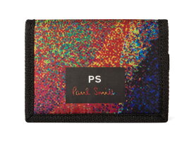 ポールスミス(PAUL SMITH)ナイロン三つ折り財布"Acid Oil Slick" オイルスリック コンパクト財布 ナイロンウォレット/PS by Paul Smith【あす楽対応_関東】