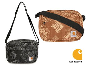 カーハート(Carhartt Wip) ショルダーバッグ Verse Shoulder Bag バース I030644 バンダナ柄 ペイズリー柄 ブラック ブラウン【あす楽対応_関東】