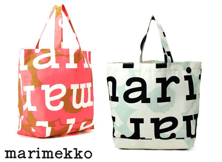 楽天市場】マリメッコ marimekko Ahkera Unikko Logo bag トートバッグ 