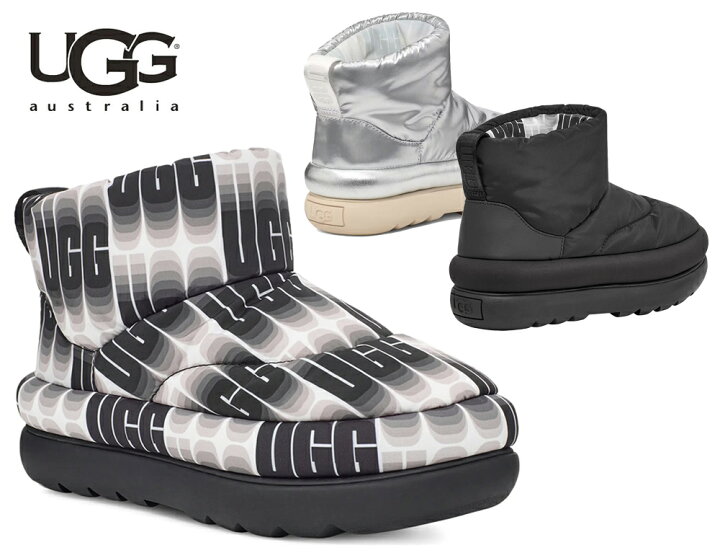 楽天市場】UGG アグ 撥水加工ブーツ クラシック マキシ ウェーブ 