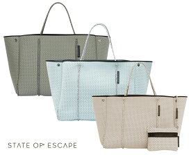 State of Escape(ステイトオブエスケープ) ESCAPE BAG/トートバッグ ポーチ付き/ネオプレンバッグ/マザーズバッグ/エコバッグ【あす楽対応_関東】