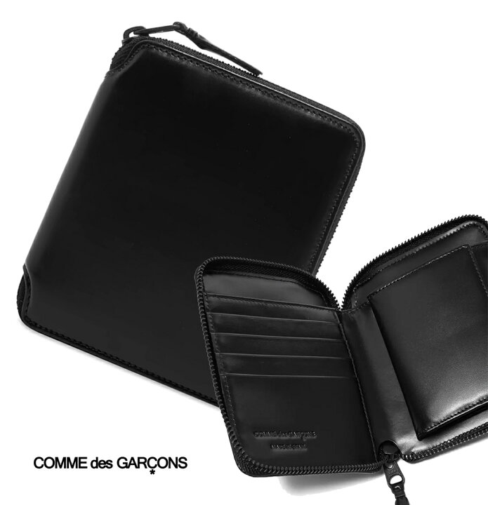 楽天市場】コムデギャルソン COMME des GARCONS レザー二つ折り財布  