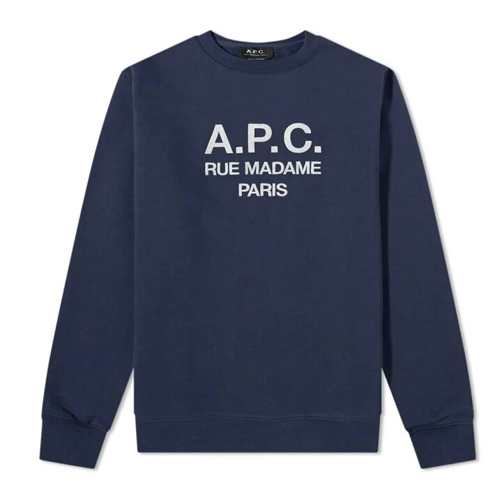 楽天市場】A.P.C. アーペーセー ロゴ刺繍スウェットトレーナー メンズ 