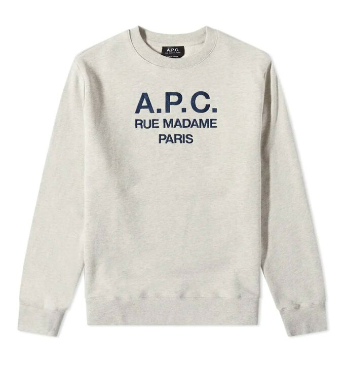 楽天市場】A.P.C. アーペーセー ロゴ刺繍スウェットトレーナー メンズ 