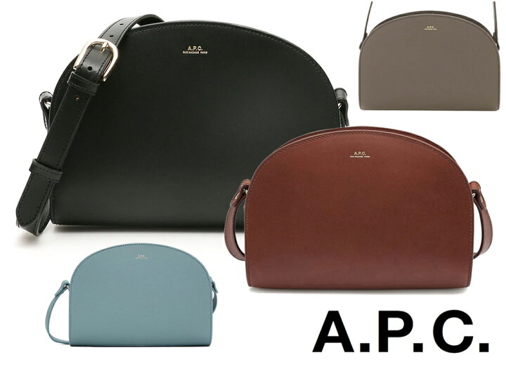 楽天市場】A.P.C. アーペーセー ショルダーバッグ デミルーンバッグ 本 