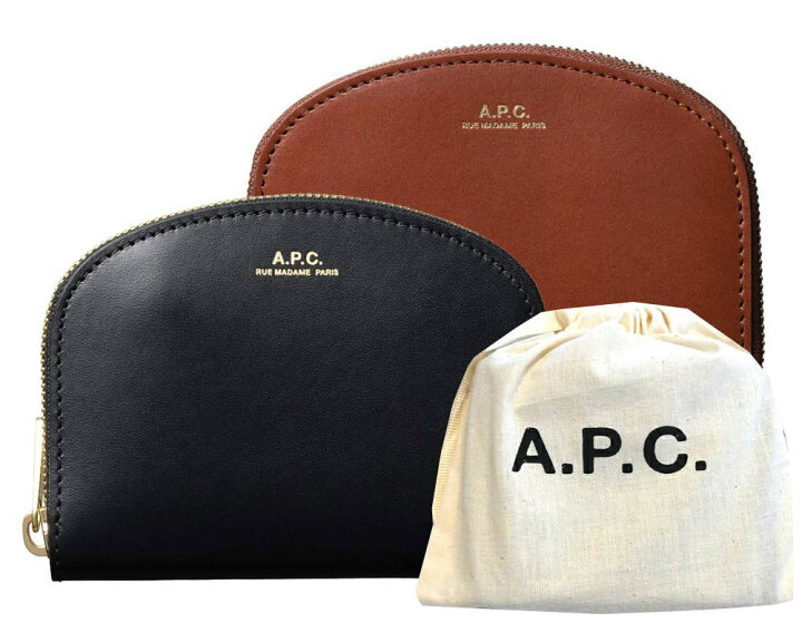 楽天市場】A.P.C. アーペーセー レザーコインケース 二つ折り財布 