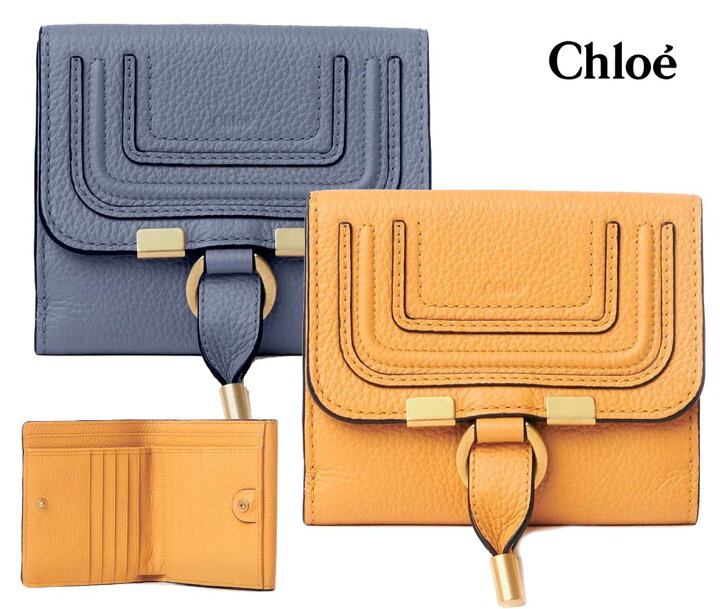 楽天市場】クロエ CHLOE 「MARCIE」 2つ折り財布 スクエアウォレット  