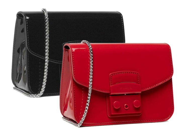 楽天市場】フルラ Furla エナメルショルダーバッグ メトロポリス ミニ 