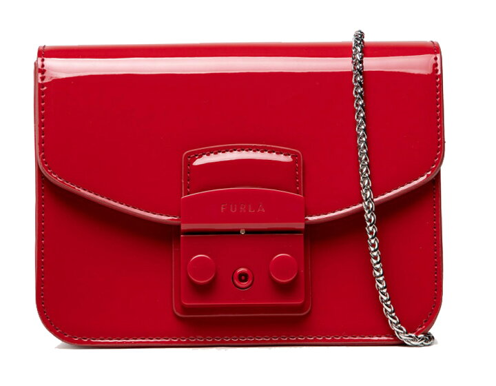 楽天市場】フルラ Furla エナメルショルダーバッグ メトロポリス ミニ  