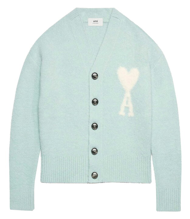 楽天市場】Ami paris アミ パリス カーディガン アルパカブレンド  