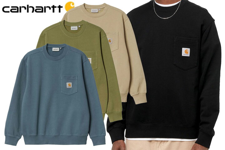 楽天市場】カーハート Carhartt WIP スウェットトレーナー ポケット 