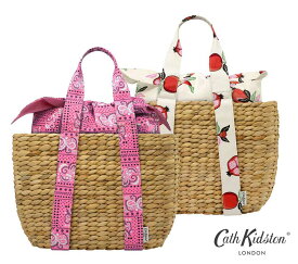 キャスキッドソン（Cath Kidston）かごバッグ バスケット ストロートートバッグ Straw Basket Bag【あす楽対応_関東】