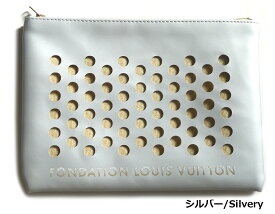 パリ限定！LOUIS VUITTON 美術館 ポーチ ルイヴィトン美術館 クラッチバッグ 小物入れ 通帳ケース コインケース リサイクル素材 FONDATION LOUIS VUITTON フォンダシオンルイヴィトン パリルイヴィトン財団 美術館【あす楽対応_関東】