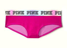 ヴィクトリアシークレットPINK（VictoriasSecretPINK）ショーツ ロゴ入り パンツ 下着 インナー レディース Logo Hipster Panty イエロー ピンク グレー【あす楽対応_関東】