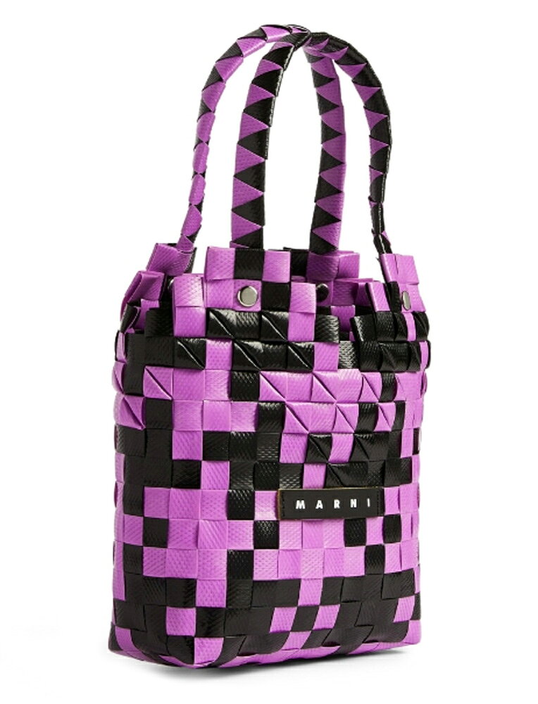 マルニ MARNI かごバッグ ダイヤモンドバスケット マイクロサイズ ピクニックバッグ ウォーブン製 トートバッグ MARNI KIDS M00637 M00IW キッズ レディース 母の日 ギフト 2026 - メイン画像 12