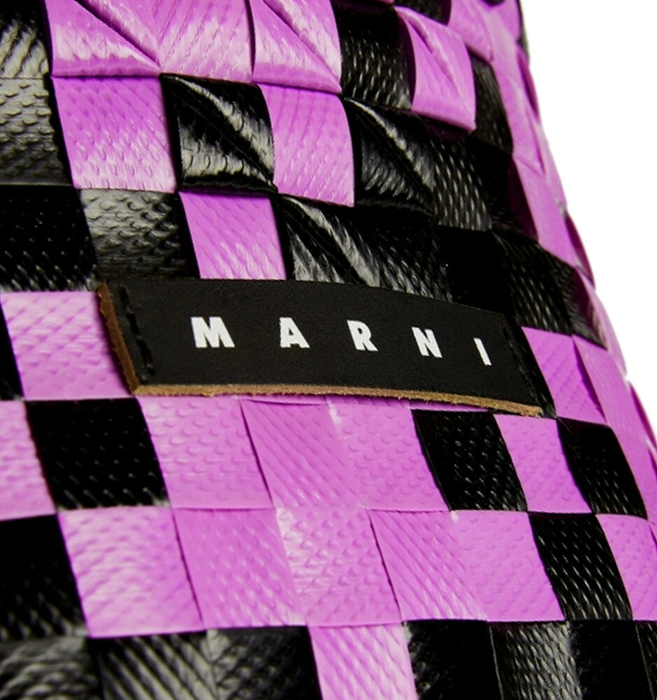 マルニ MARNI かごバッグ ダイヤモンドバスケット マイクロサイズ ピクニックバッグ ウォーブン製 トートバッグ MARNI KIDS M00637 M00IW キッズ レディース 母の日 ギフト 2026 - メイン画像 9