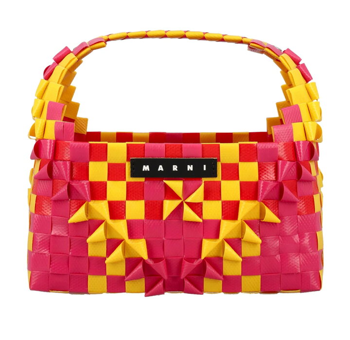 楽天市場】マルニ MARNI かごバッグ レインボーバッグ バスケット 