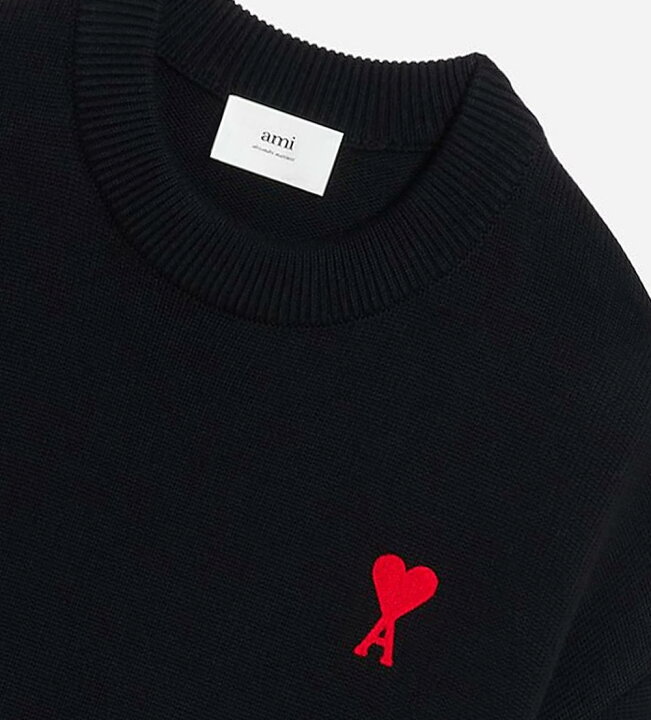 Ami paris アミパリス クルーネックセーター ニット オーガニック 