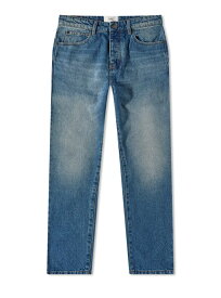 Ami Alexandre Mattiussi Ami paris（アミパリス）デニムパンツ ジーンズ ジーパン テーパードフィットジーンズ メンズ Men's Tapered Fit Jeans Used Blue【あす楽対応_関東】