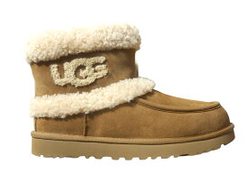 【26cm】UGG（アグ） ムートンブーツ ウルトラ ミニ アグ フラッフ ロゴ ULTRA MINI UGG FLUFF/1145410 レディース ショートブーツ【あす楽対応_関東】