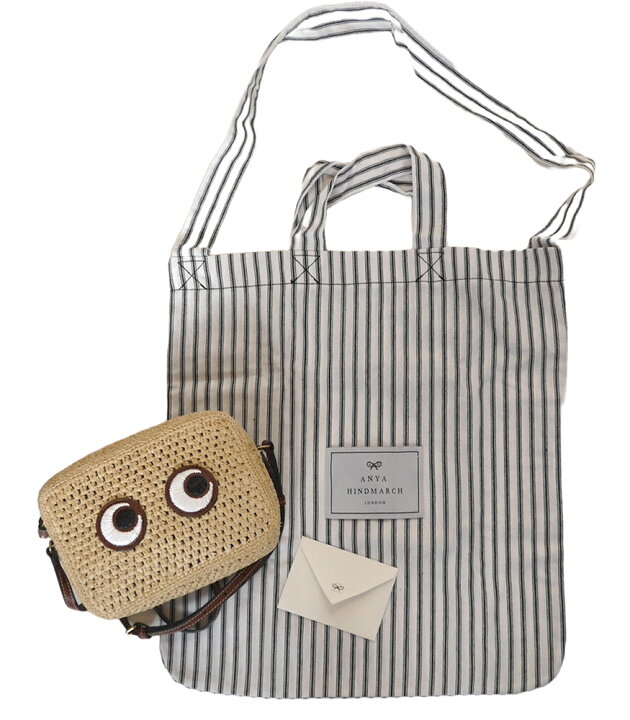 楽天市場】ANYA HINDMARCH アニヤハインドマーチ ラフィア アイズ  
