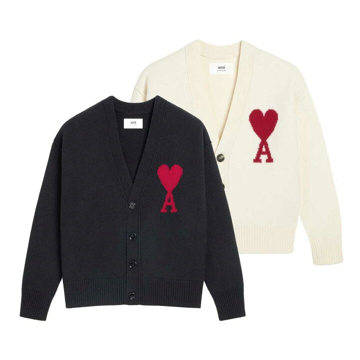 楽天市場】AMI ALEXANDRE MATTIUSSI Ami paris カーディガン ハート  