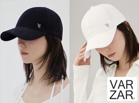 【正規販売店】VARZAR バザール キャップ ベースボールキャップ 韓国ブランド CAP 紫外線対策帽子 ブラック ホワイト VZ Minimal Stud Ball Cap 1290 1293【あす楽対応_関東】