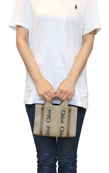 楽天市場】クロエ CHLOE Woody ウッディ ミニ トートバッグ 