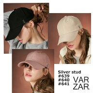 【正規販売店】VARZAR バザールキャップ 韓国ブランド CAP 紫外線対策帽子 シルバー ブラック ピンク ベ…