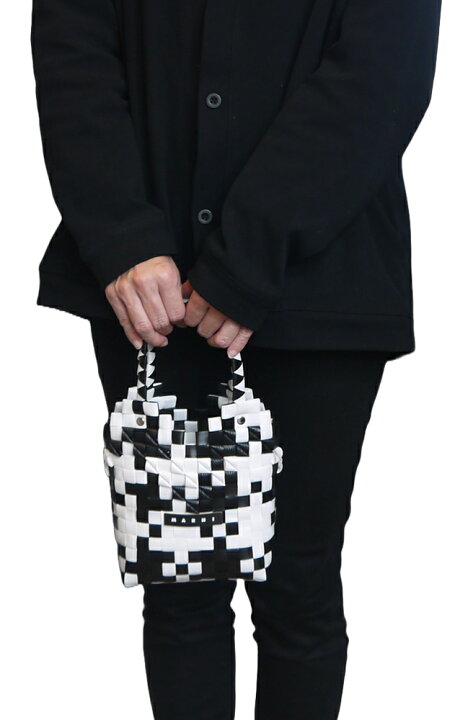 楽天市場】マルニ MARNI かごバッグ ダイヤモンドバスケット マイクロ 