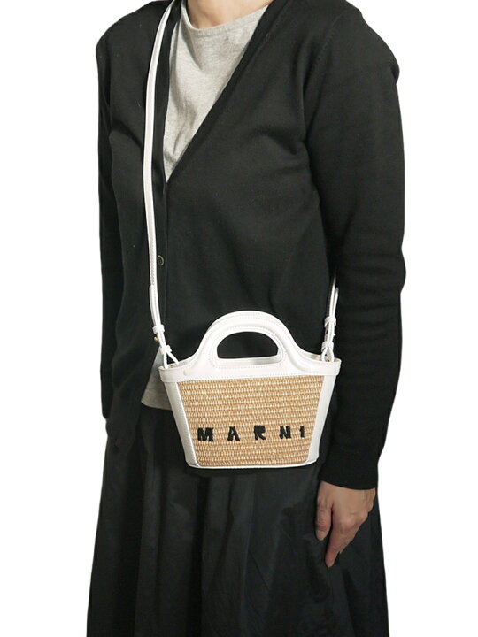 楽天市場】マルニ MARNI かごバッグ バスケット マイクロサイズ  