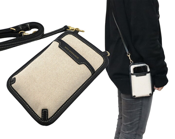 楽天市場】ANYA HINDMARCH アニヤハインドマーチ スマホショルダー 