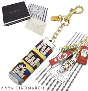 ANYA HINDMARCH �A�j���n�C���h�}�[�` �uPEZ�v �`���[�� �y�b�c ���َq �A�N�Z�T���[ �L�[�z���_�[ 5050925 200615 Anya Brands Charm Multi Pez in Multi Shiny Capra ��̓� �M�t�g 2026