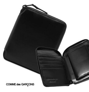 RfM\ COMME des GARCONS U[܂z Eht@Xi[ x[ubN VERY BLACK Leather Wallet SA2100VB