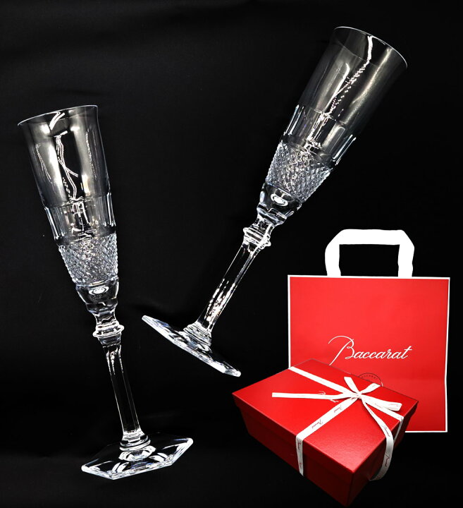 楽天市場】バカラ グラス Baccarat 2個セット ディアマン シャンパン  