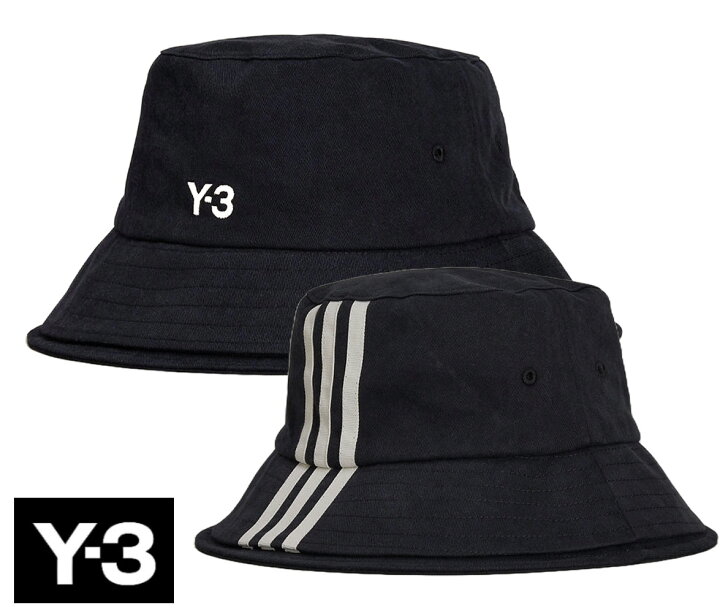 楽天市場】Y-3 ワイスリー Y-3 STRP B HAT BLACK 帽子 ハット バケット 