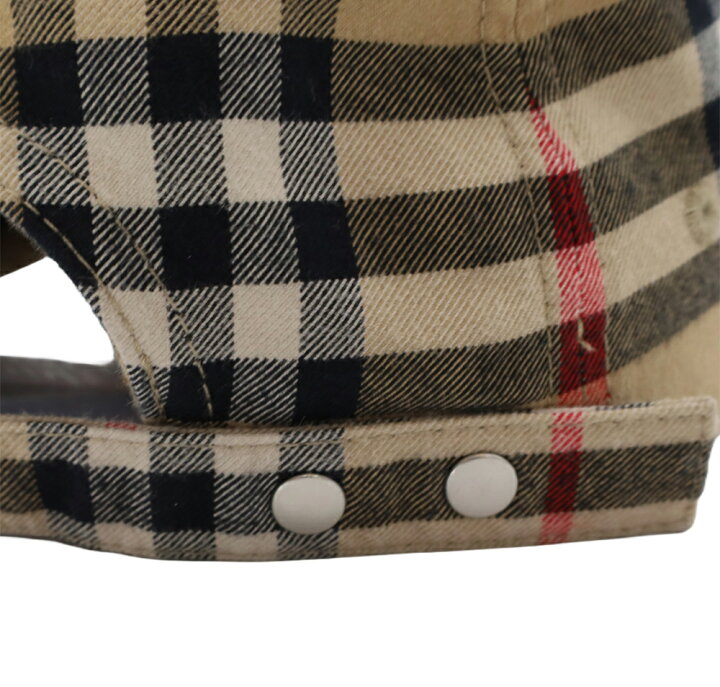 楽天市場】バーバリー BURBERRY キャップ チェック柄 帽子 ベージュ 
