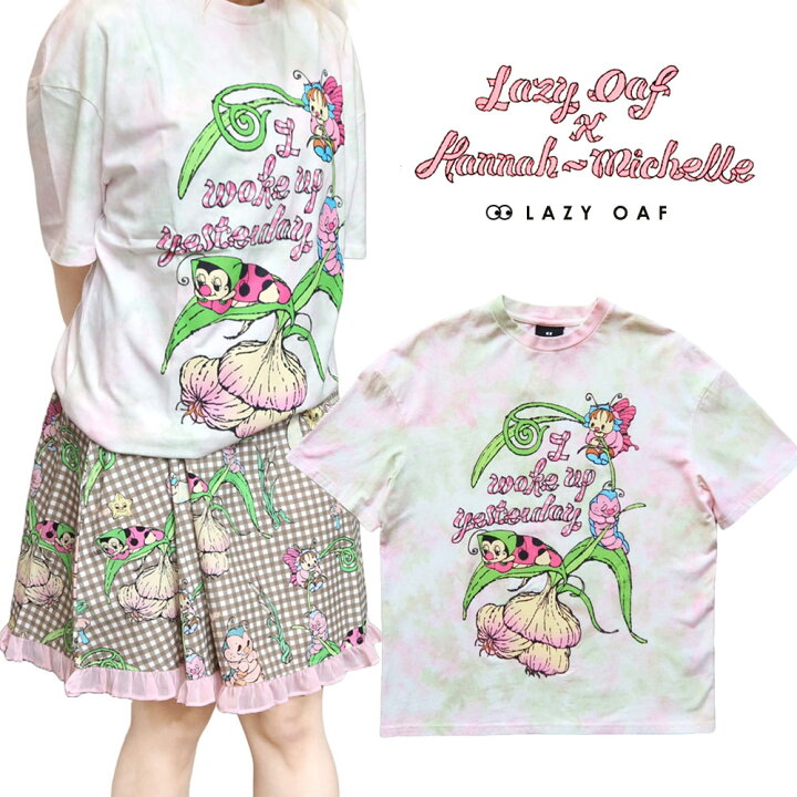 楽天市場】レイジーオーフ Lazy Oaf Tシャツ パステル タイダイ コラボ 