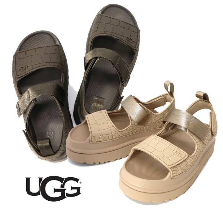 楽天市場】UGG アグ サンダル レディース GOLDENGLOW EMBOSSED 1175311 