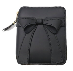 RfM\ COMME des GARCONS Big Bow rbO {E { U[܂z WbvEHbg Eht@Xi[ Leather Wallet bh ubN SA2100BB