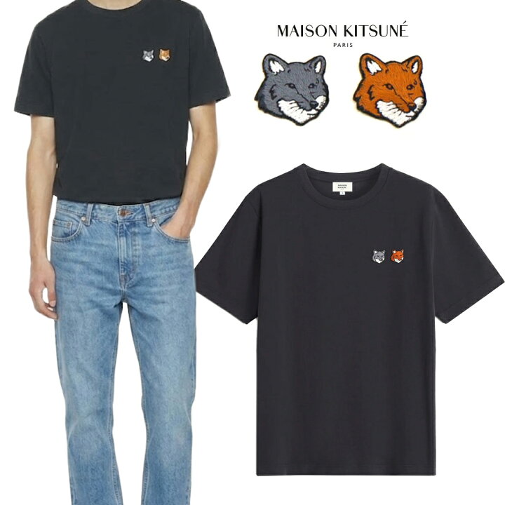 楽天市場】メゾンキツネ MAISON KITSUNE Tシャツ ダブルフォックス 