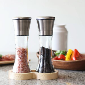 \楽天1位/【最短翌日配送】【公式】Solari ペッパーミル 手動 セット ミル ペッパーミルセット 胡椒 ミル 洗える シンプル スパイスミル ソルトミル スパイス ソルト コショウ 岩塩 塩 器具