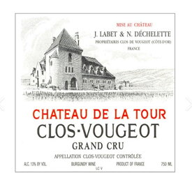 1983 シャトー ド ラ トゥール クロ ヴージョ CHATEAU DE LA TOUR CLOS VOUGEOT