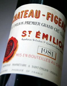 Chateau Figeac 1981 Vg[ tBWbN tX T e~I
