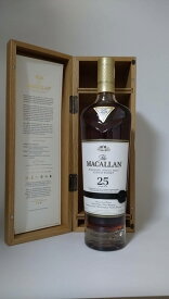 【正規品】 ザ マッカラン 25年 シェリーオーク 【木箱入り】The MACALLAN SHERRY OAK 25 YEARS OLD 輸入元 サントリー 　2019年リリース