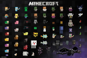 Minecraft|X^[ 61cm×91.5cm}CNtg }