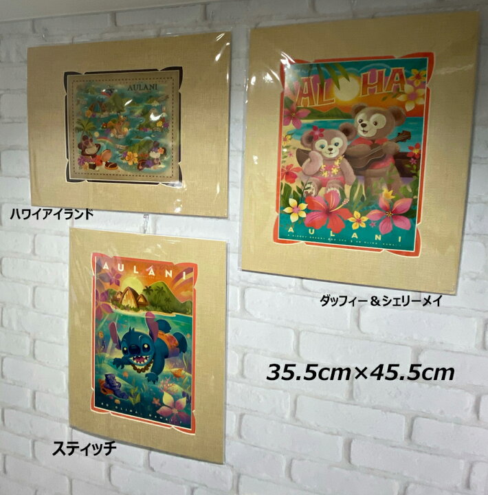 楽天市場】ディズニーアート 35.5cm×45.5cm ハワイアウラニ限定商品 